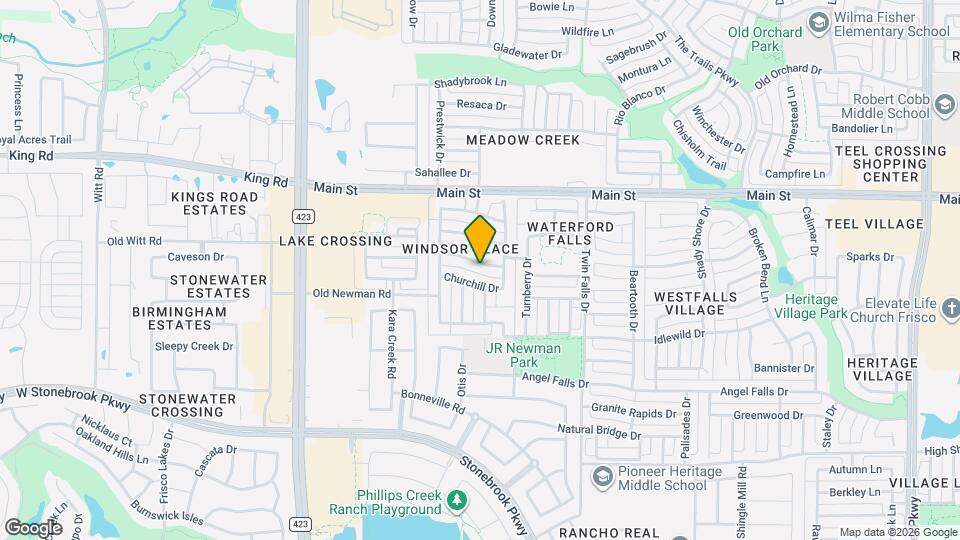 1121 London Dr Map and Location Details