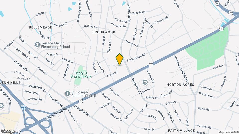 3018 Acorn Rd Map and Location Details