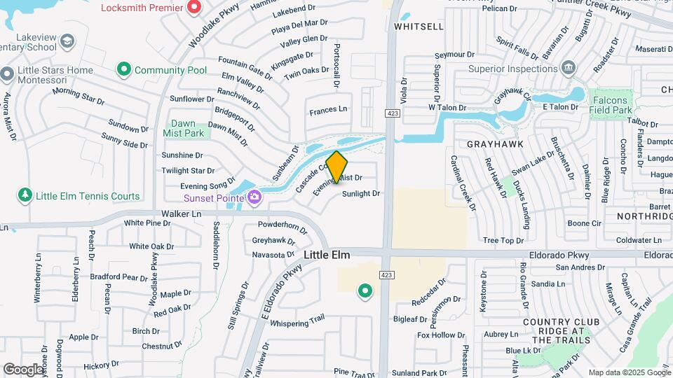 2741 Sunlight Dr Map and Location Details