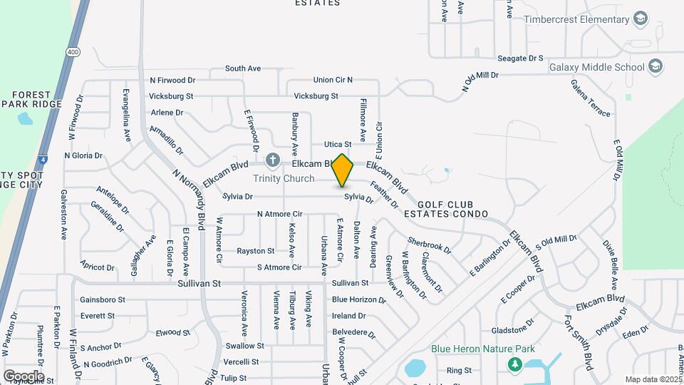 980 Sylvia Dr Map and Location Details
