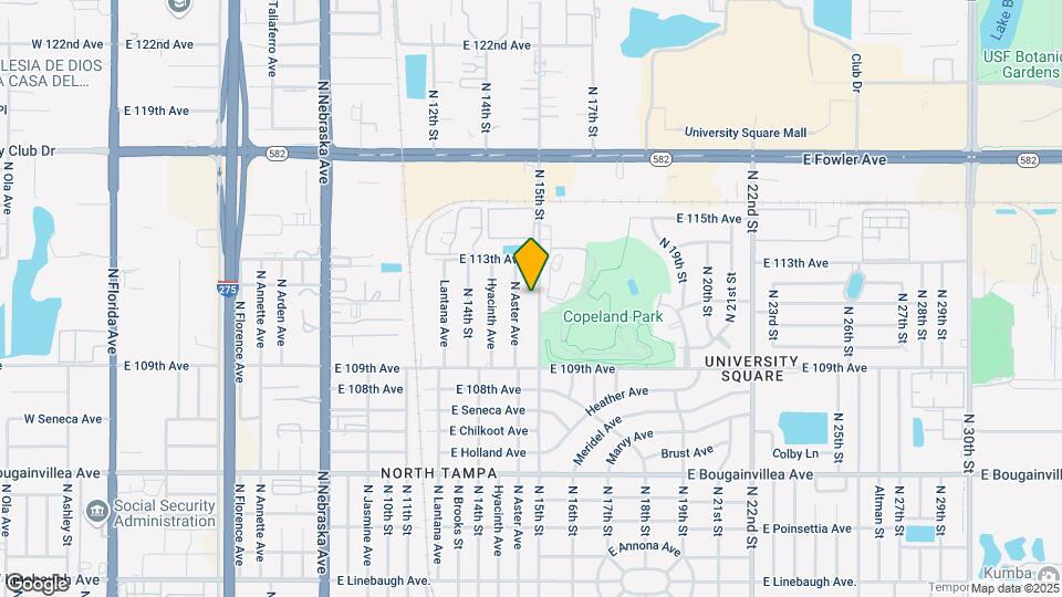 10928 N 15th St Map and Location Details