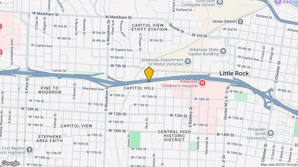 819 Rice St Map and Location Details