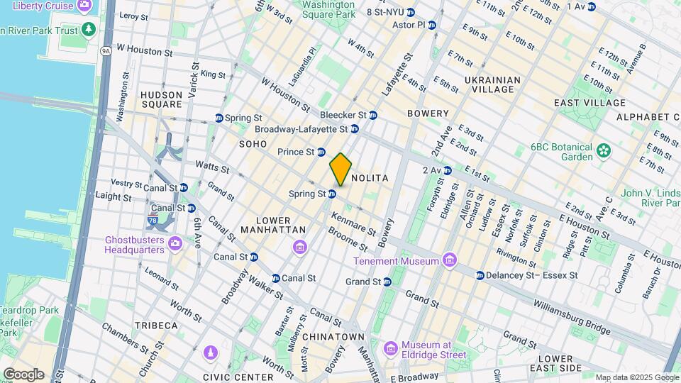 55 Spring St Map and Location Details