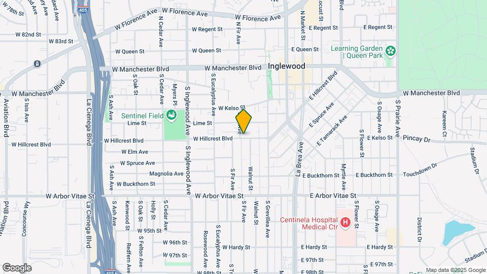 149 W Hillcrest Blvd Map and Location Details