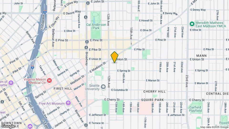 1215 E Union St Map and Location Details