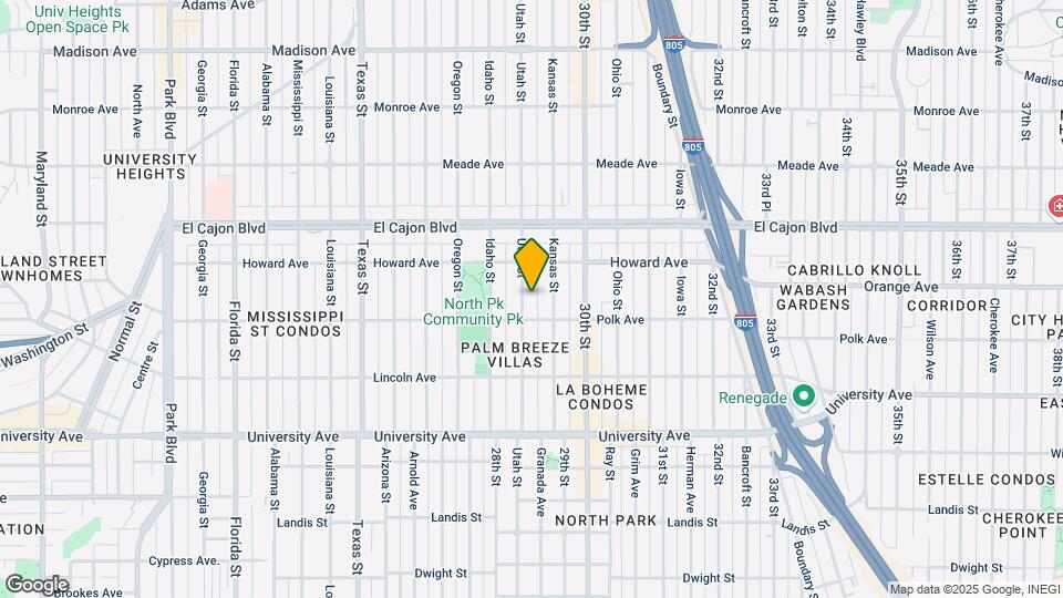 4135 Utah St Map and Location Details