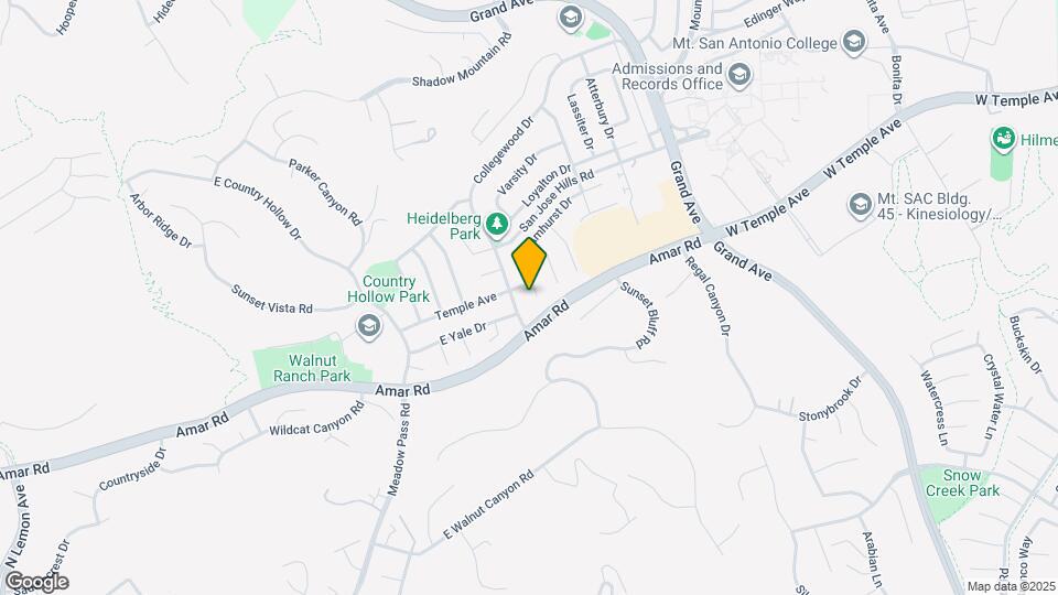 1309 Cascade Ave Mapa y Detalles de la Ubicación