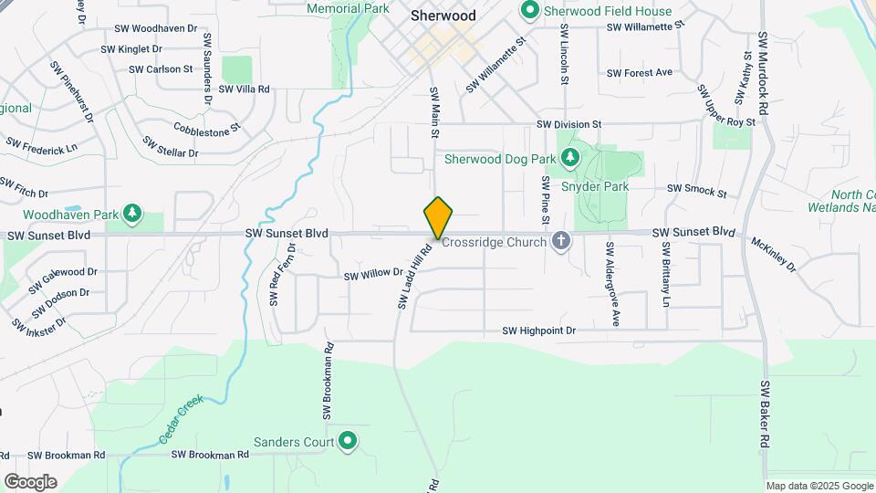 16019 SW Hawk Ct Map and Location Details