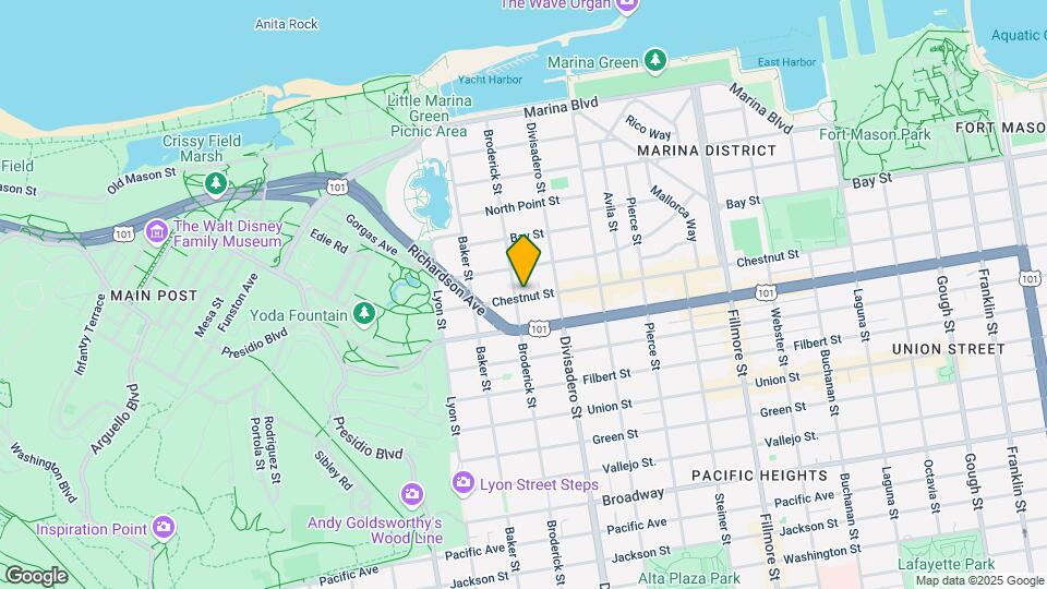 2490 Chestnut St Mapa y Detalles de la Ubicación