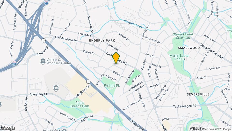 1217 Enderly Rd Mapa y Detalles de la Ubicación