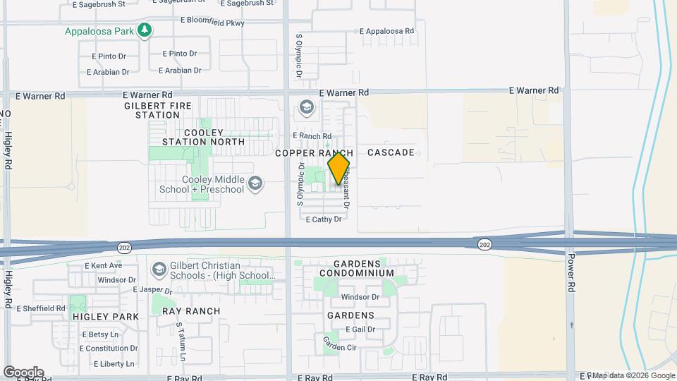 1070 S Deerfield Ln Map and Location Details