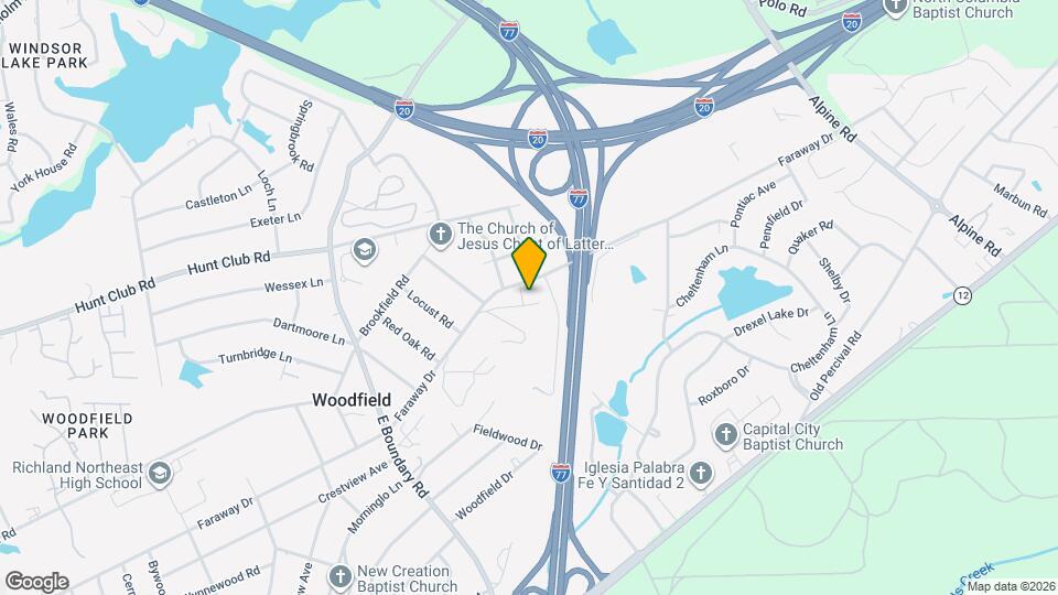 The Corners Map and Location Details