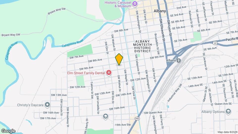 925 SW Walnut St Map and Location Details