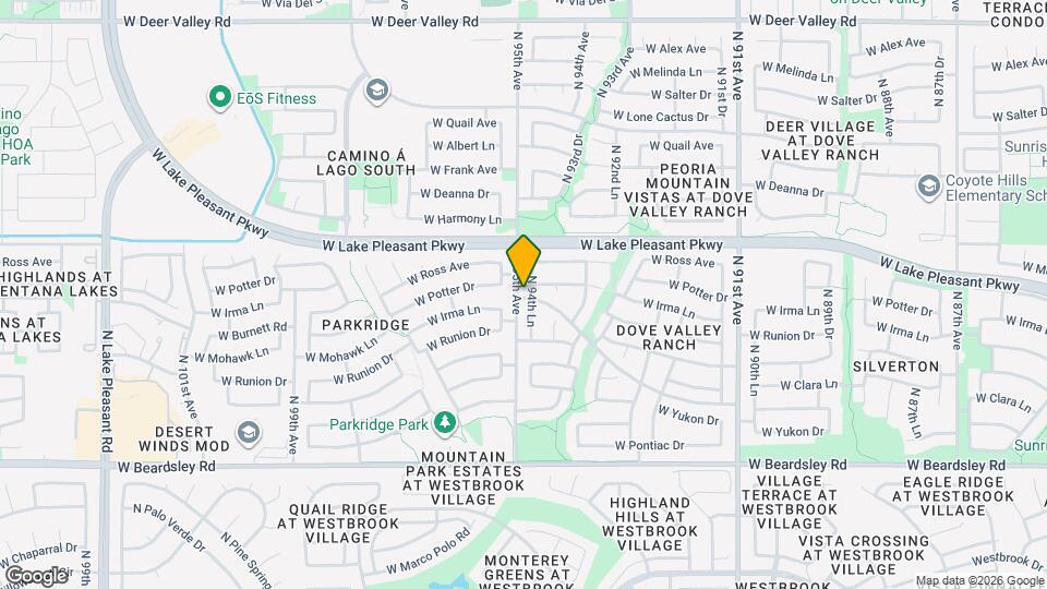 20734 N 94th Ln Map and Location Details