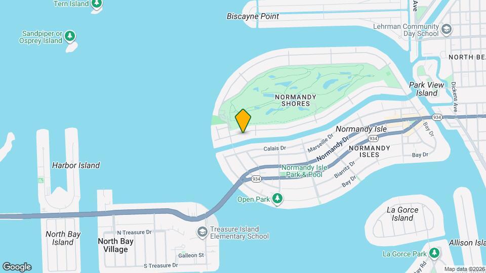 950 S Shore Dr Map and Location Details