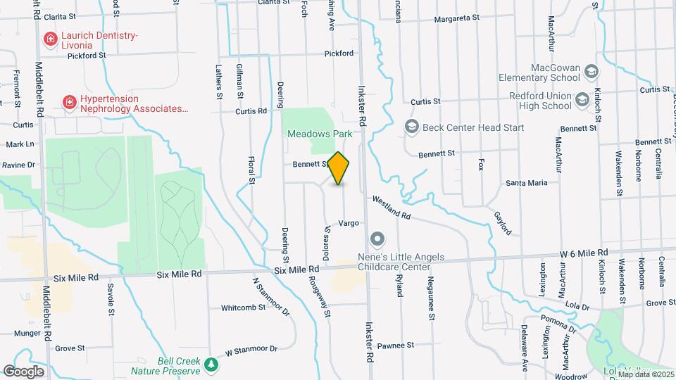17441 Pershing Ave Map and Location Details