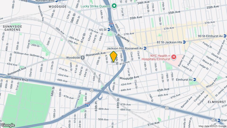 68-03 41st Ave Map and Location Details