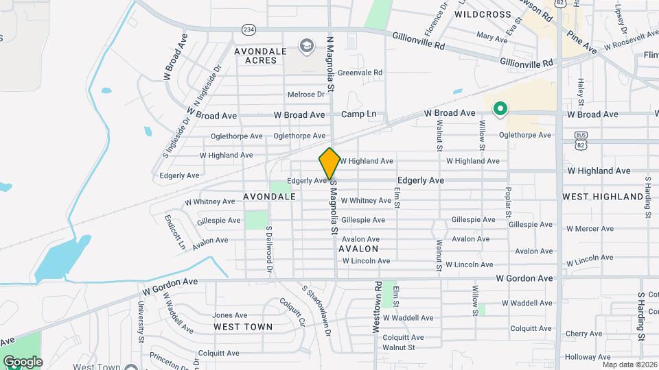 1700 Edgerly Ave Mapa y Detalles de la Ubicación