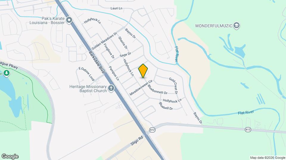 5735 Bluebonnett Dr Map and Location Details