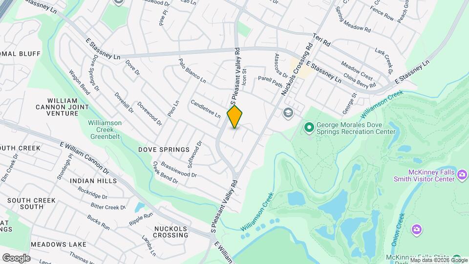 5912 Hidden Valley Trail Map and Location Details