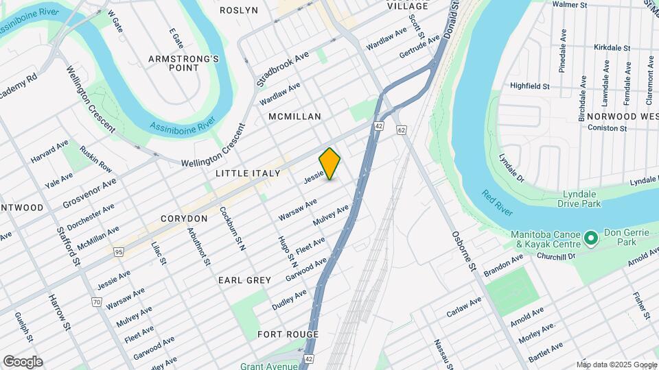 573 Warsaw Avenue Map and Location Details