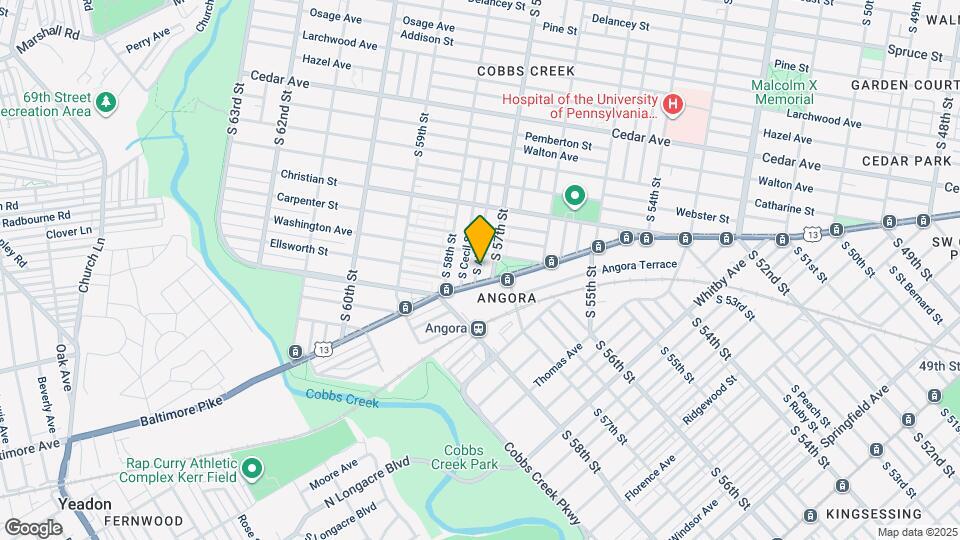 921 S Alden St Mapa y Detalles de la Ubicación