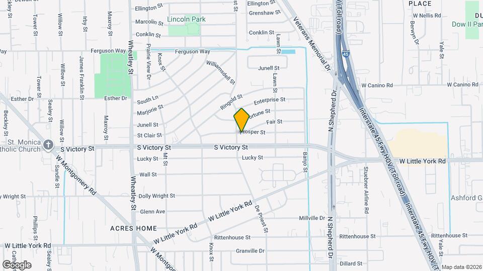 863 Prosper St Mapa y Detalles de la Ubicación