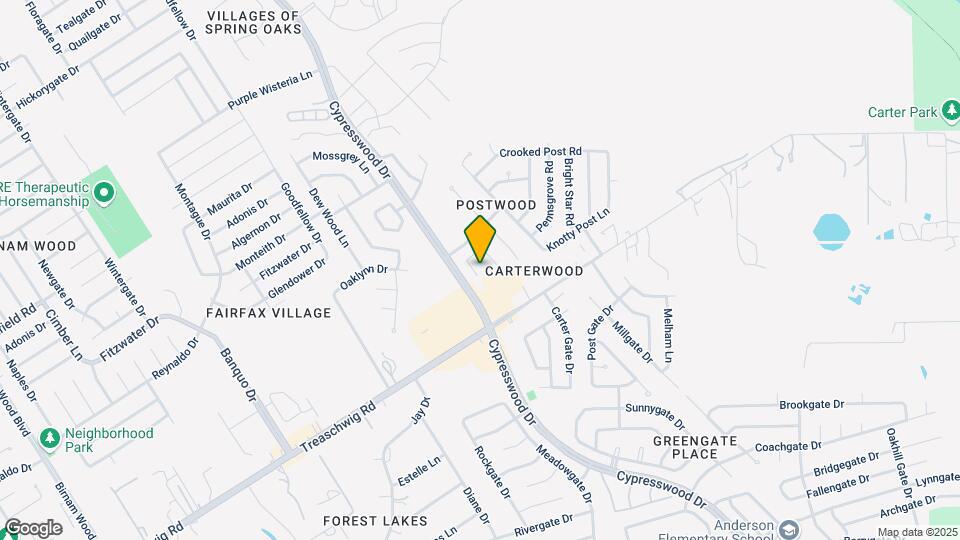 23114 Postwood Point Dr Mapa y Detalles de la Ubicación