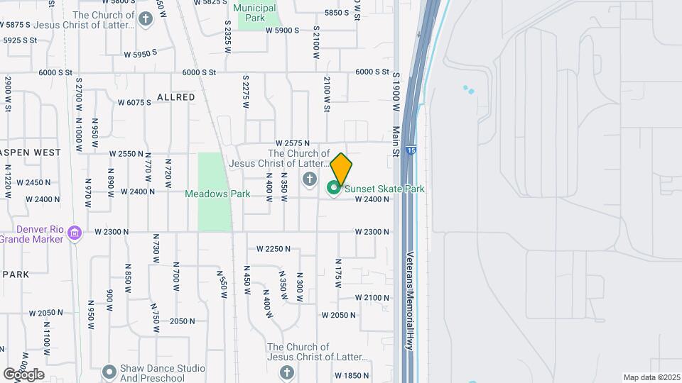 182 W 2400 N Map and Location Details