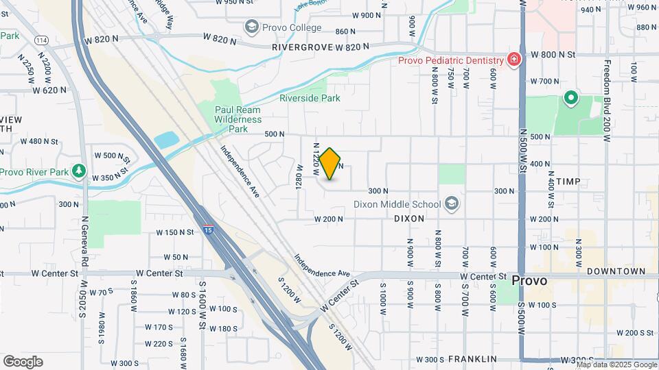 1186 W 300 N Map and Location Details