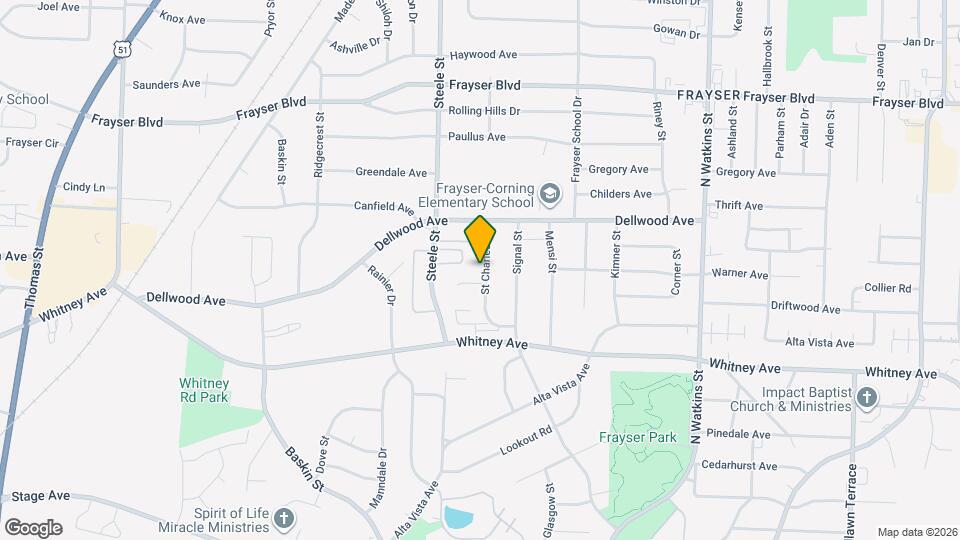 3143 St Charles Dr Map and Location Details