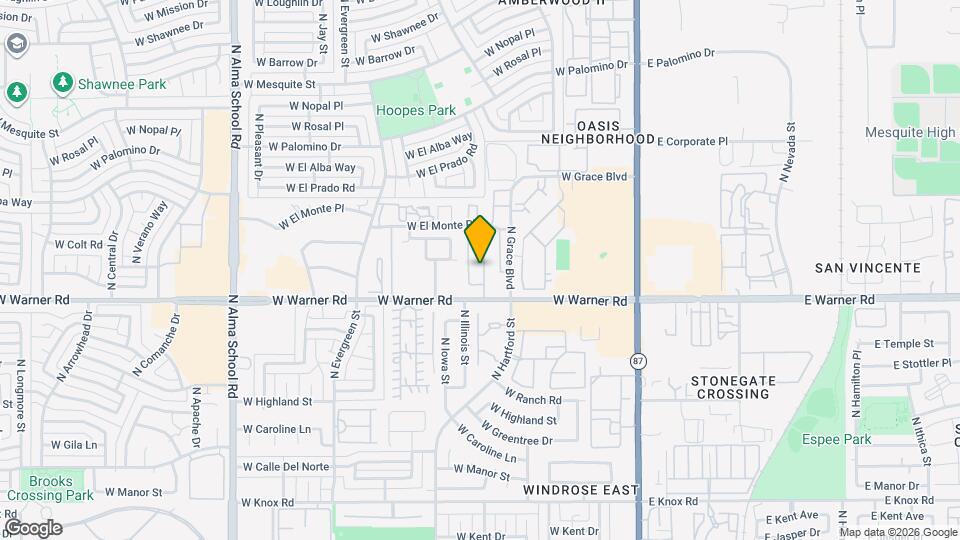 2050 N Arbor Ln Map and Location Details