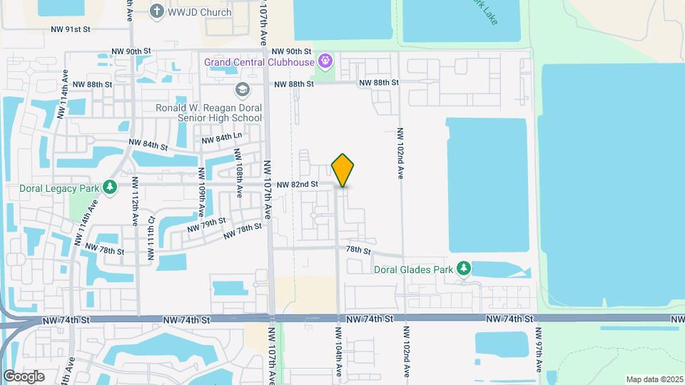 8151 NW 104th Ave Map and Location Details