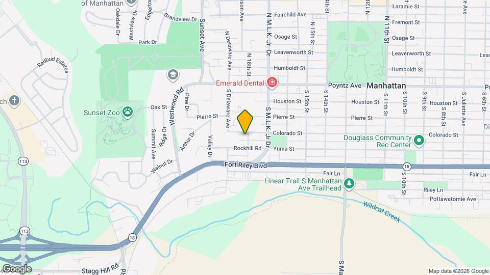 404 S 18th St Map and Location Details