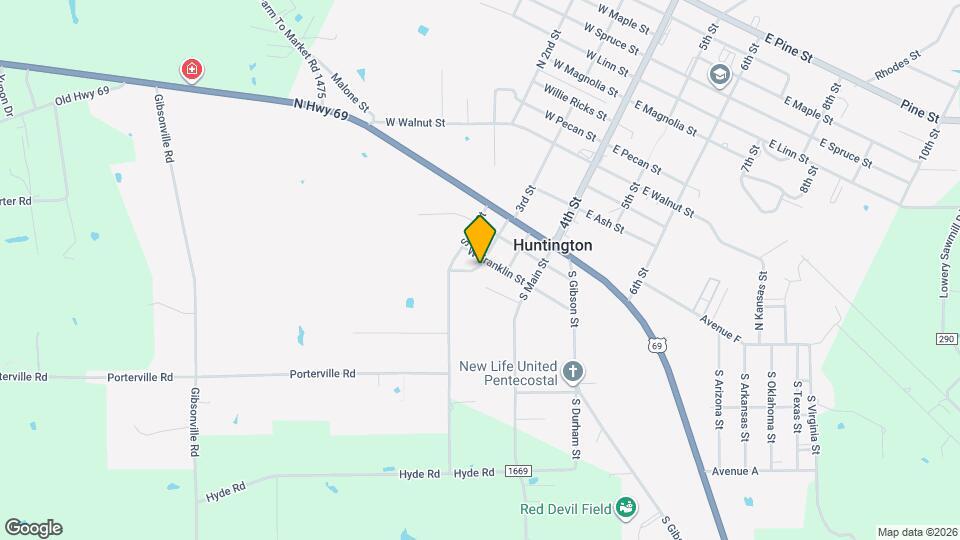 281 S 2nd St Map and Location Details