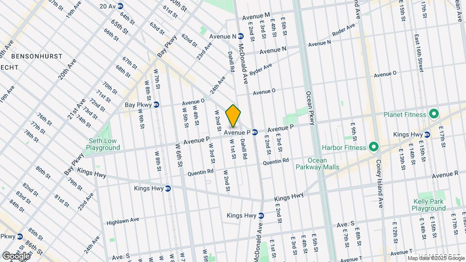 1543 W 1st St Map and Location Details