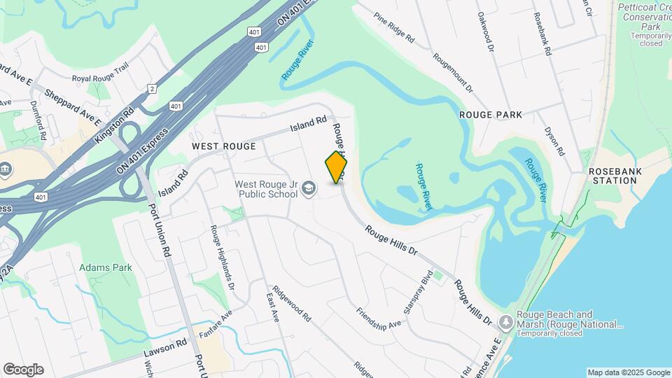 410 Rouge Hills Dr Map and Location Details