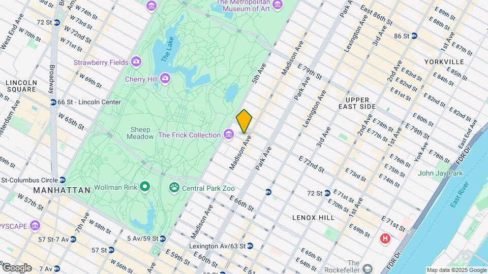 19 E 71st St Map and Location Details