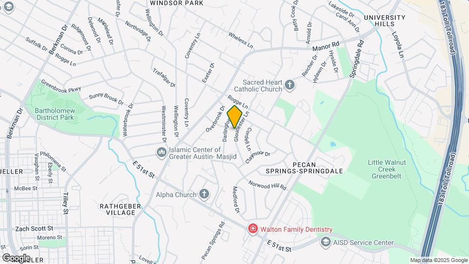 5506 Gloucester Ln Map and Location Details