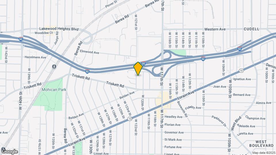 3211 W 121st St Map and Location Details