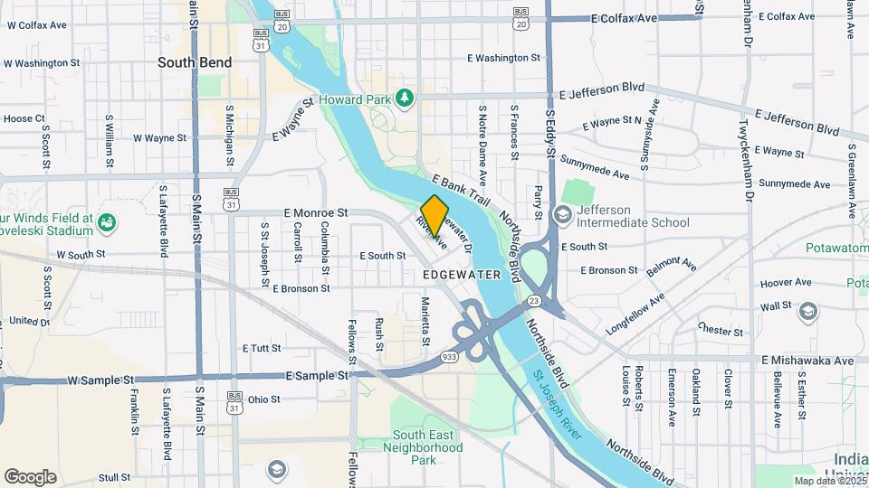 547 River Ave Map and Location Details