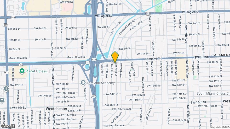 824 SW 74th Ct Map and Location Details