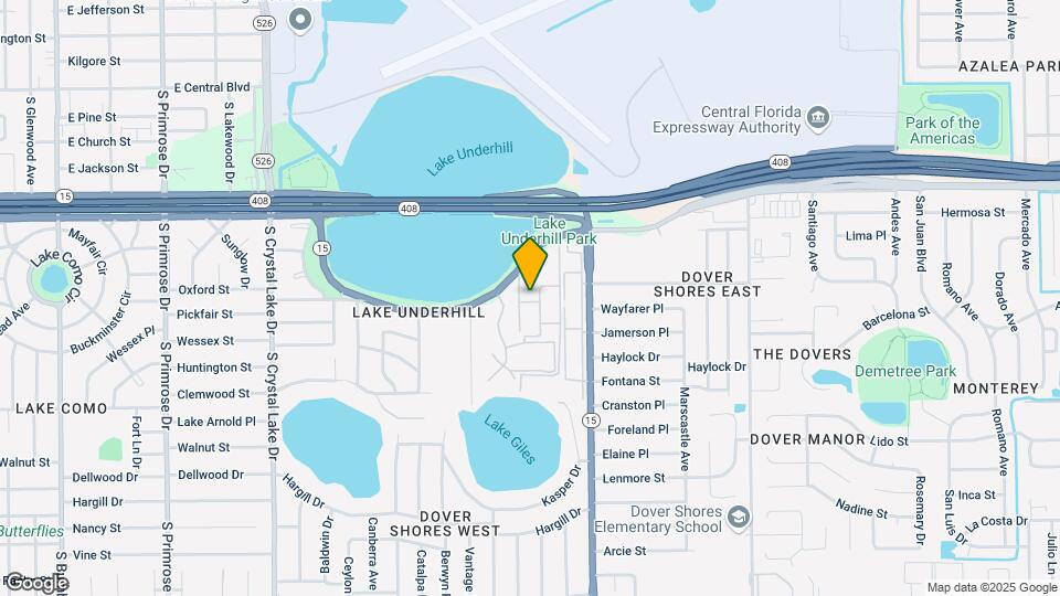4210 Lake Underhill Rd Map and Location Details
