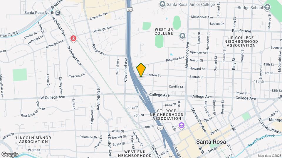 1210 Ripley St, Unit Front Mapa y Detalles de la Ubicación