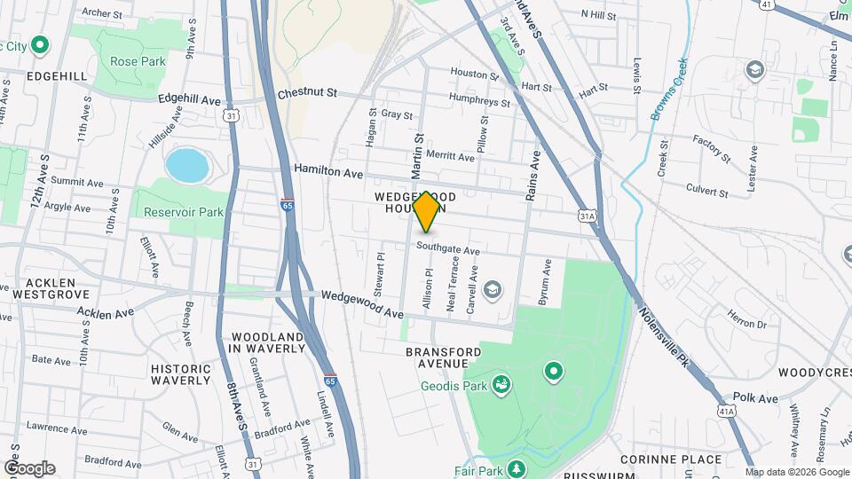 602 Southgate Ave Map and Location Details