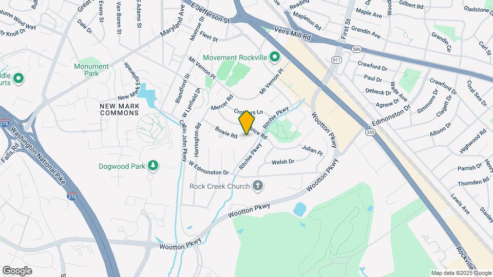 839 Bowie Rd Map and Location Details