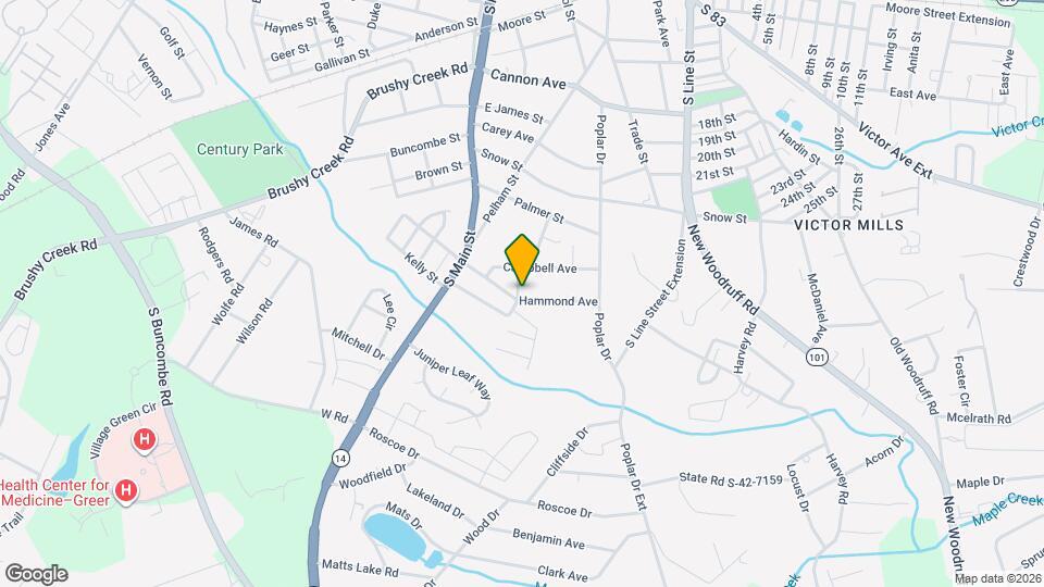 101 Hammond Ave Map and Location Details