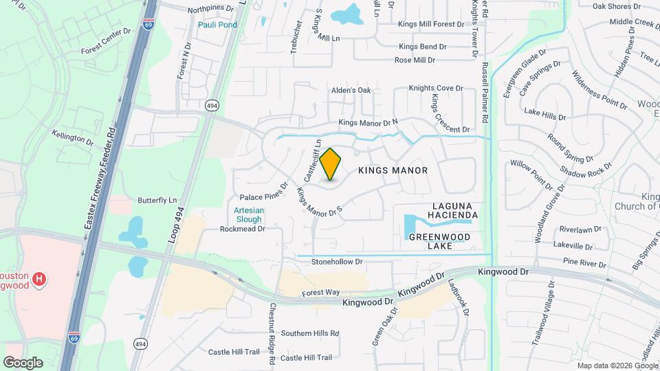 21812 Whispering Forest Dr Map and Location Details