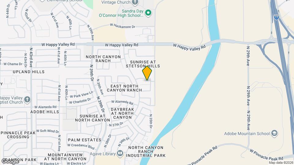 3526 W Questa Dr Map and Location Details