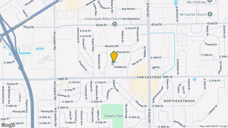 3901 Chateau Dr Map and Location Details
